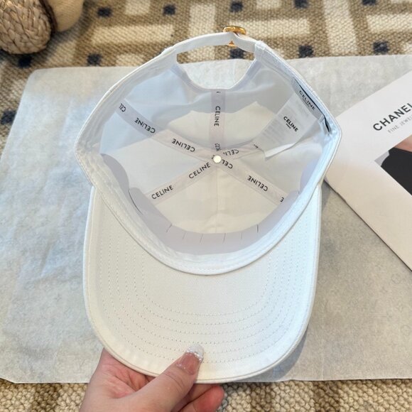 Celine classic white baseball cap - Picture 5 of 5
